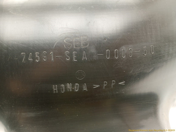 Acura TSX Driver Left Rear Inner Fender Liner