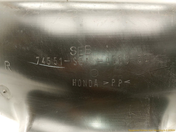 Acura TSX Passenger Right Rear Inner Fender Liner