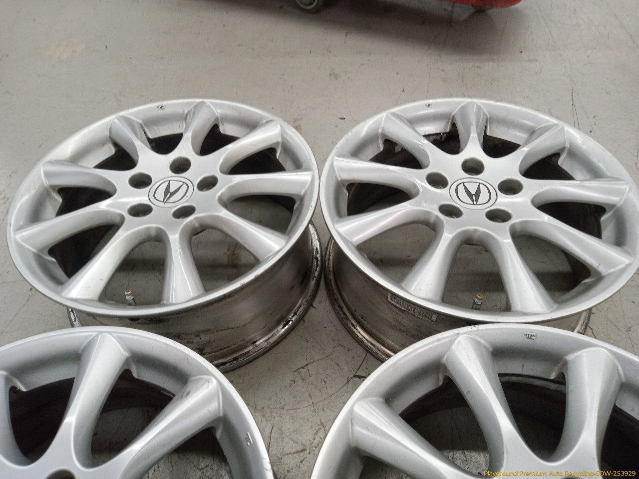 Acura TSX Set Of 4 Alloy Wheels 9 Spoke