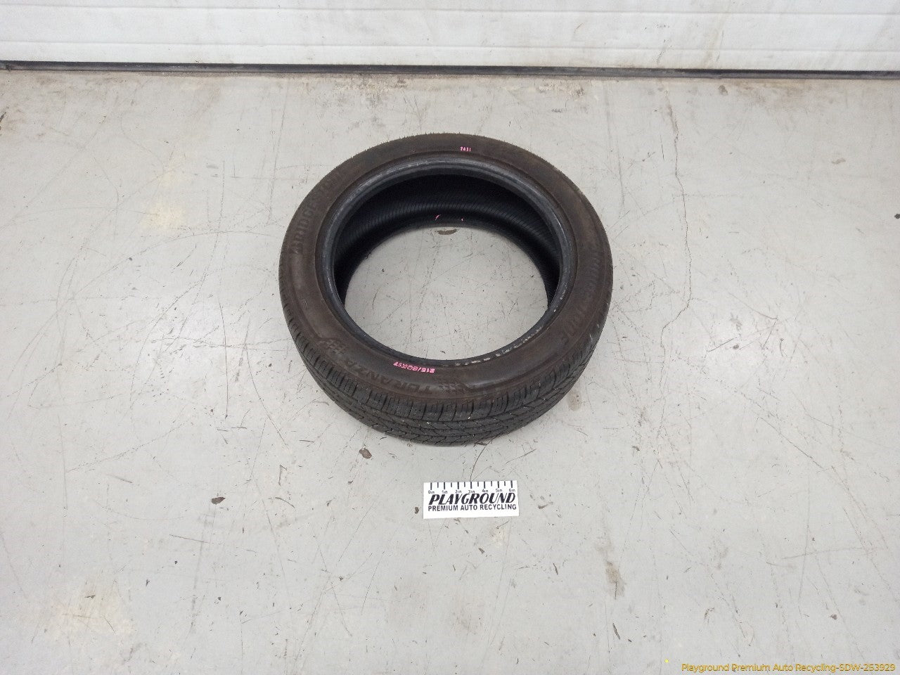 Acura TSX Single Bridgestone Turanza Tire