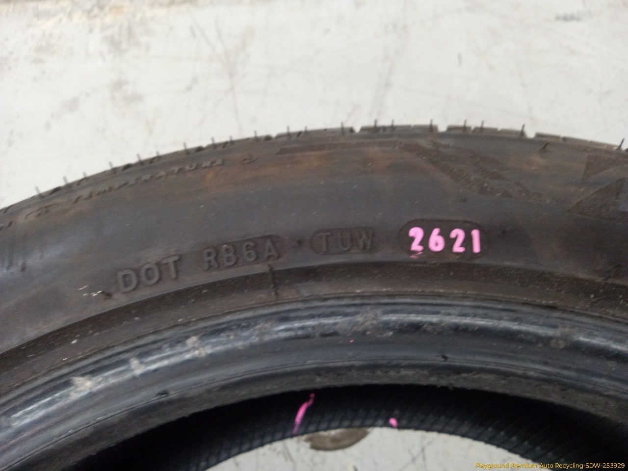 Acura TSX Single Bridgestone Turanza Tire