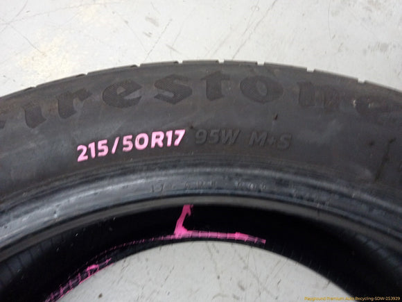 Acura TSX Single Firestone Firehawk AS V2 Tire