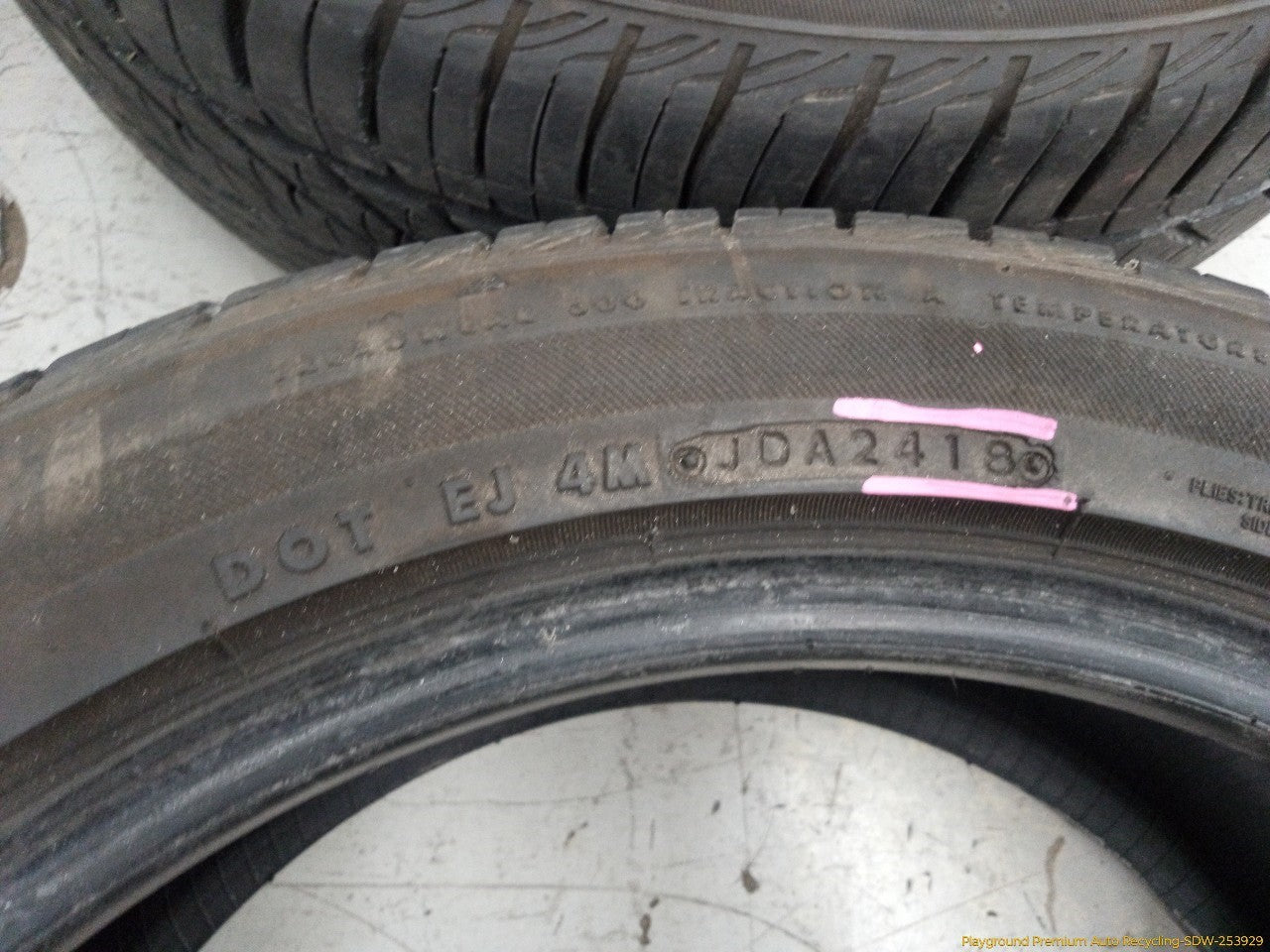 Acura TSX Pair Of Bridgestone Turanza Tires
