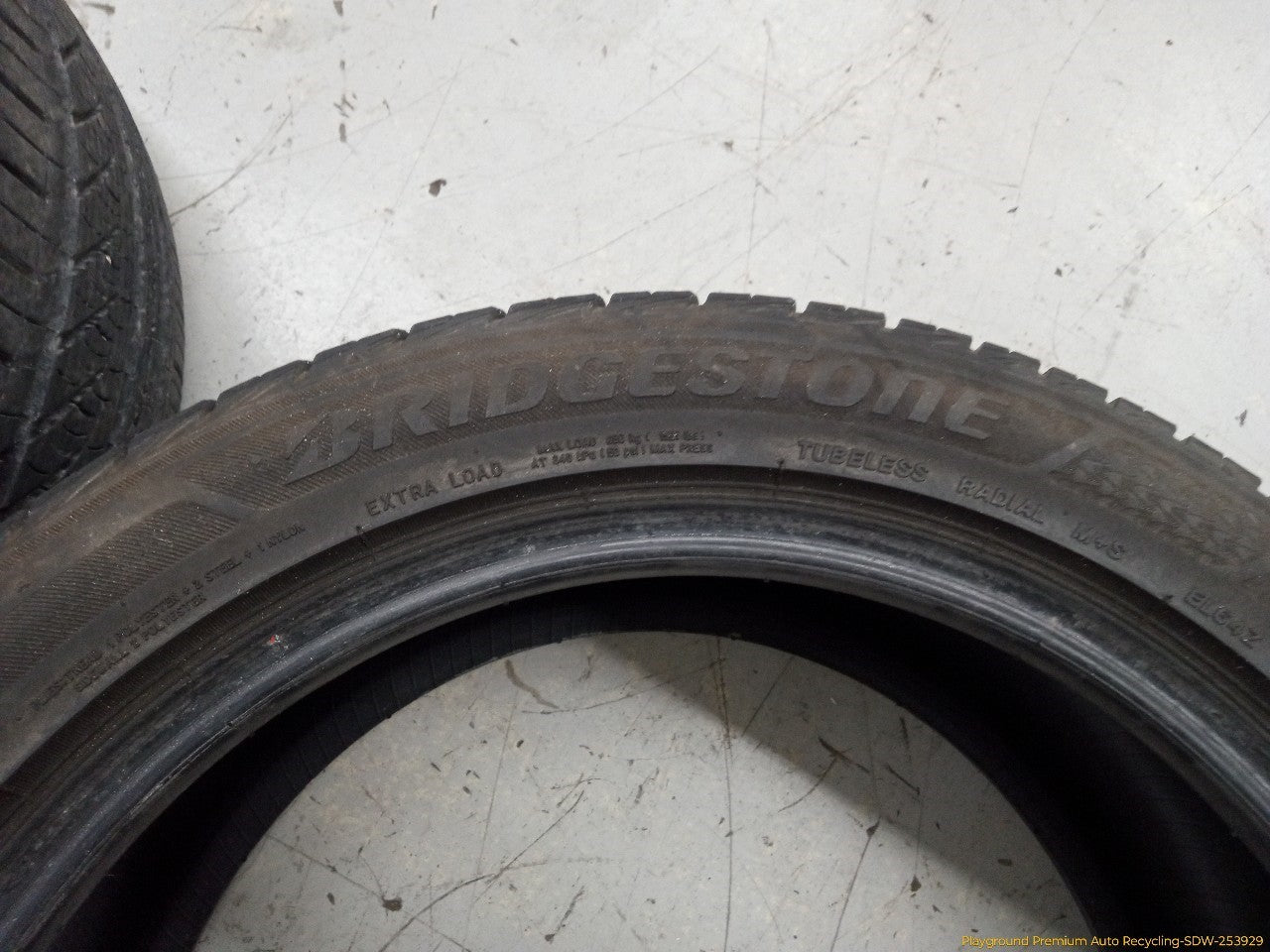 Acura TSX Pair Of Bridgestone Turanza Tires
