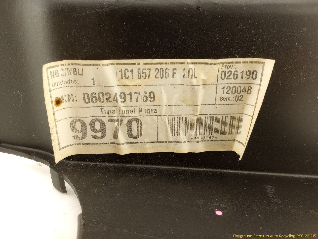 Volkswagen Beetle Center Dashboard Lower Trim