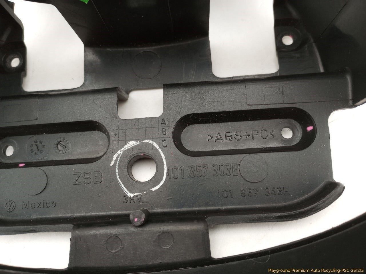 Volkswagen Beetle Instrument Cluster Bezel Trim