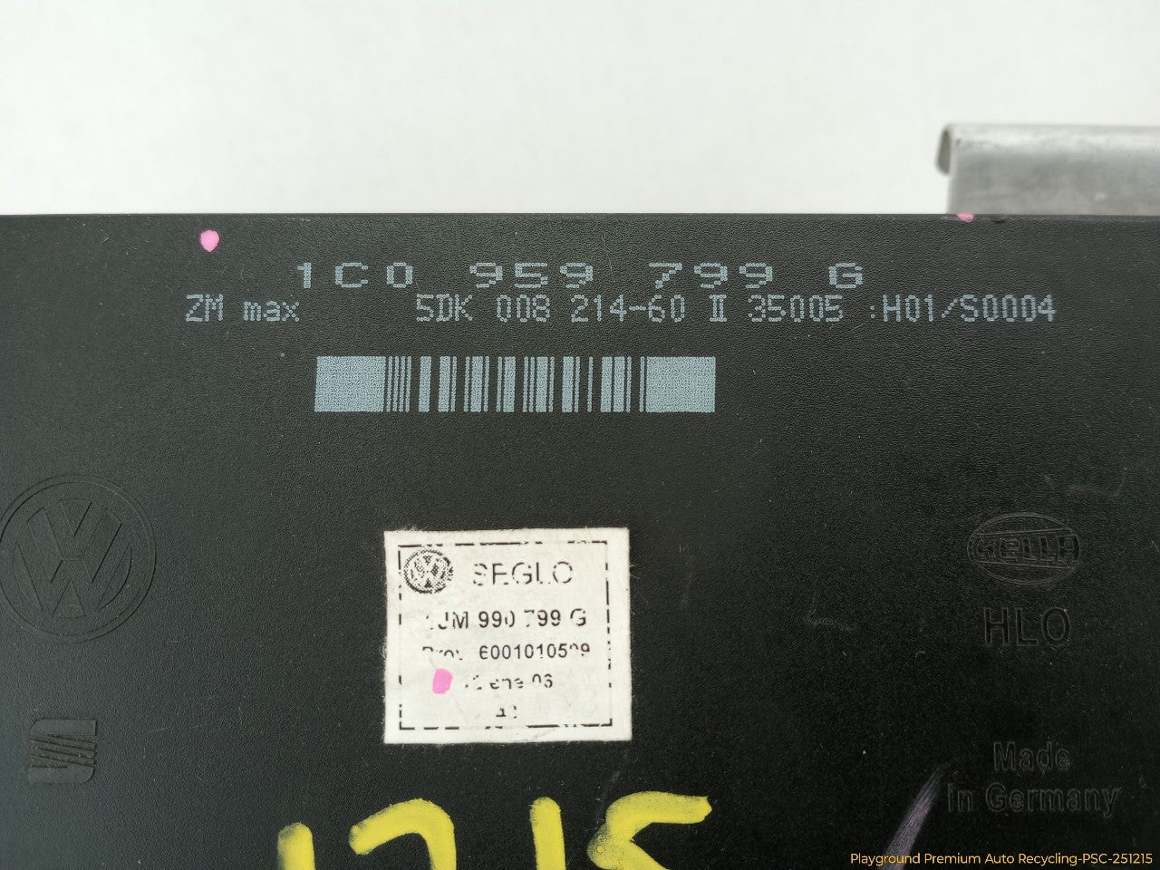 Volkswagen Beetle Comfort Control Module