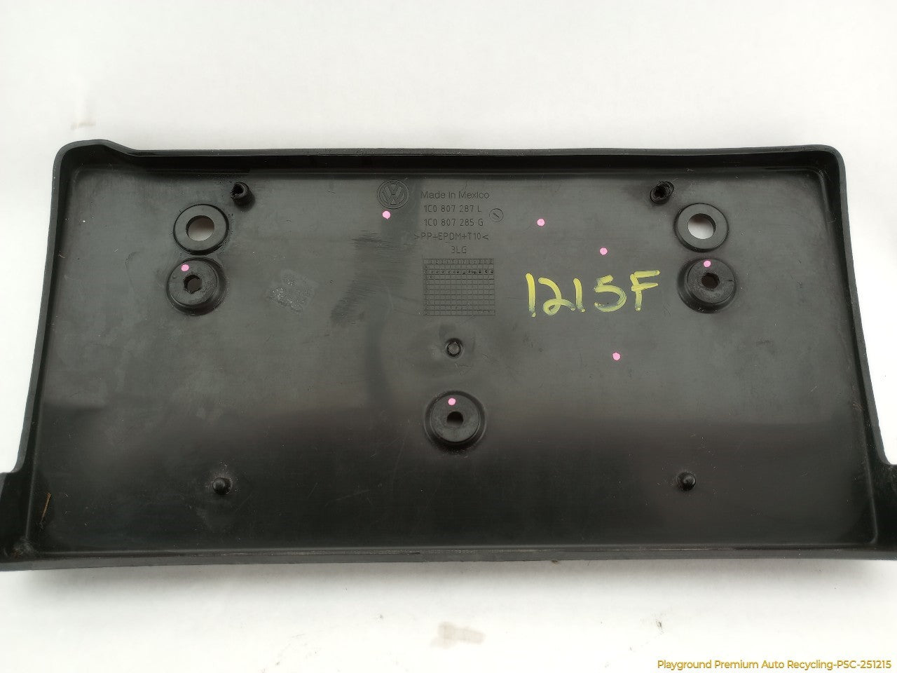 Volkswagen Beetle Front License Plate Holder