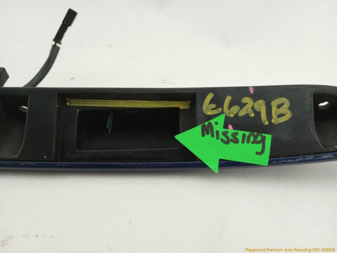 Mini Cooper S License Plate Lamp Trim