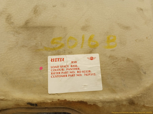 Mini Cooper Trunk Floor Carpet