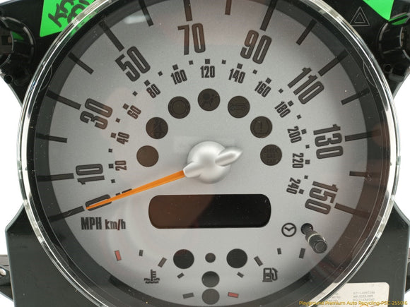 Mini Cooper Instrument Cluster Speedometer