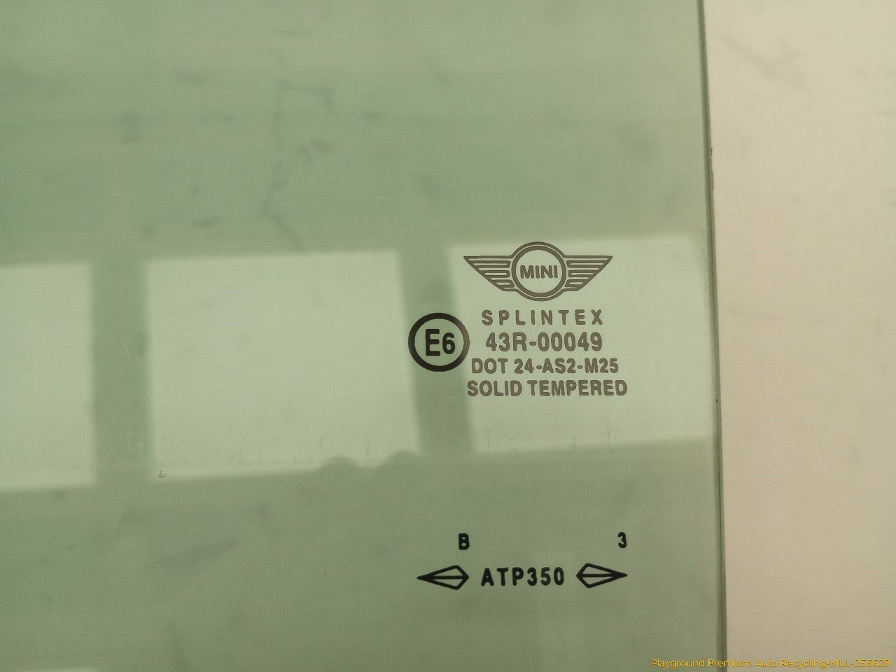 Mini Cooper S Driver Left Front Door Window Glass