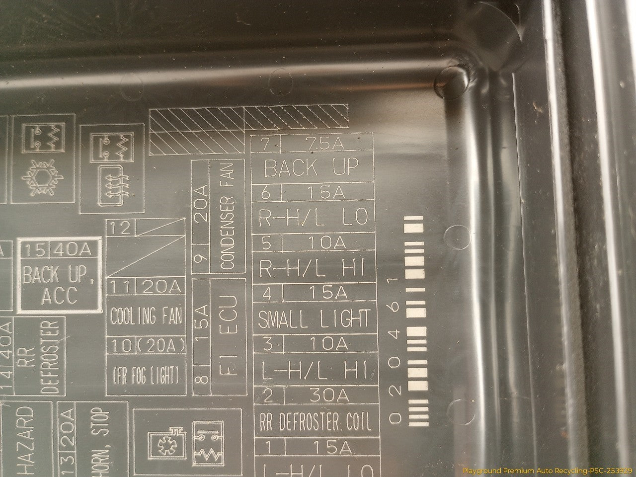 Acura TSX Engine Fuse Box