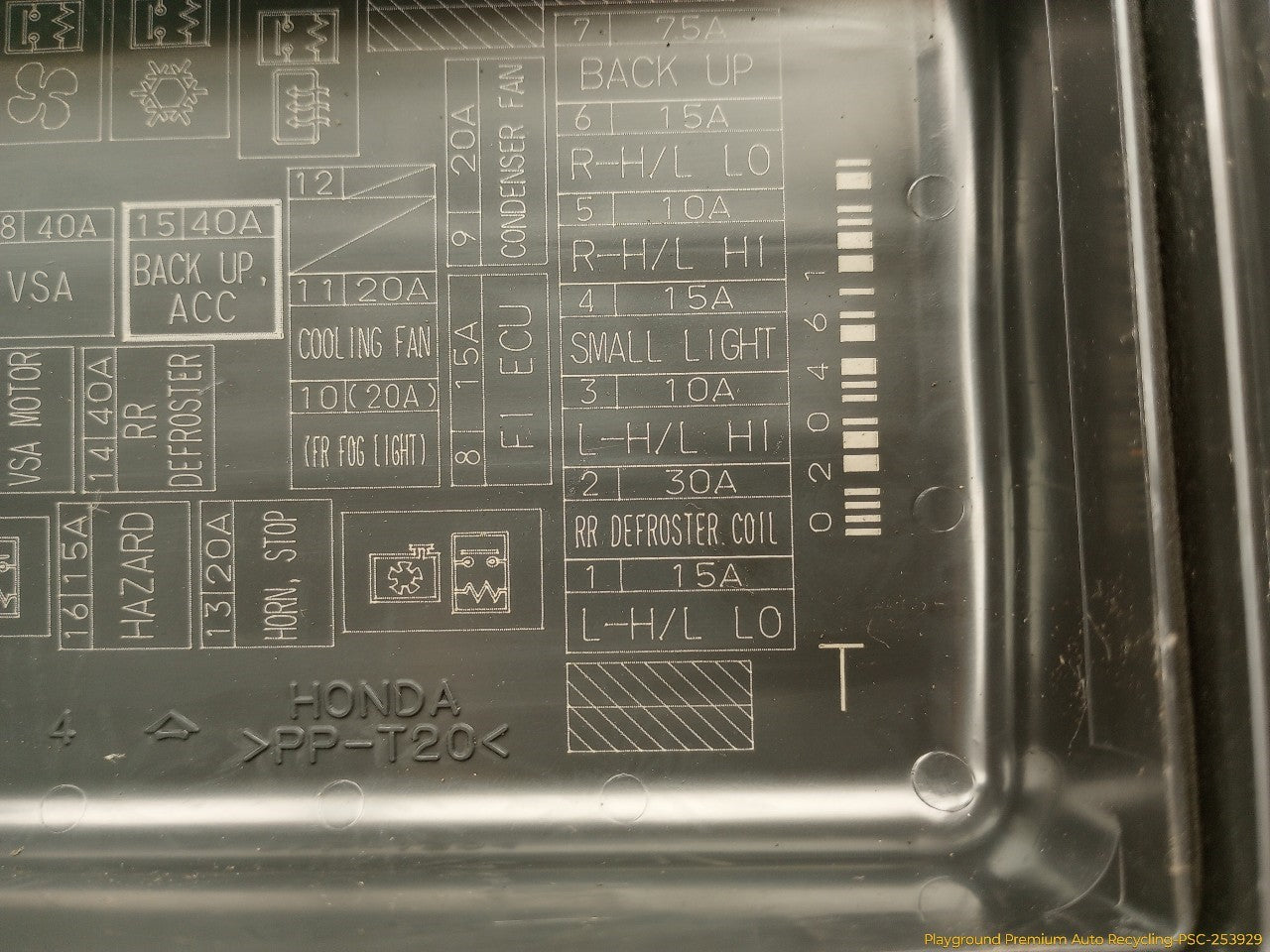 Acura TSX Engine Fuse Box