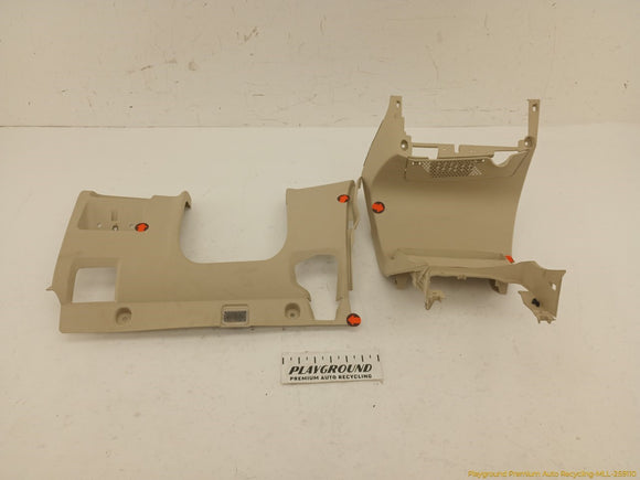 Volvo XC60 Pair Of Left Lower Dash & Center Console Trim