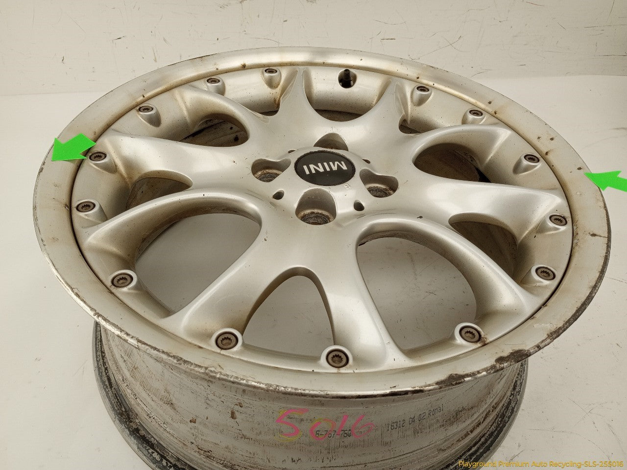 Mini Cooper Set Of 4 Alloy Wheels 10 Curved Spoke