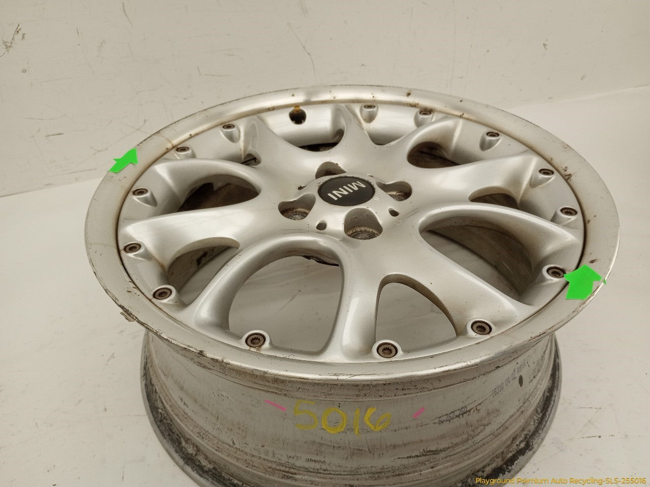 Mini Cooper Set Of 4 Alloy Wheels 10 Curved Spoke