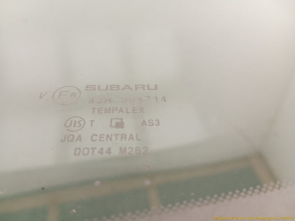 Subaru Forester Passenger Right Rear Quarter Window Glass