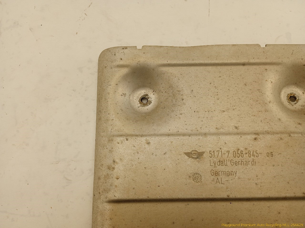Mini Cooper S Rear Under Cover Skid Plate