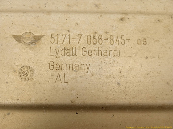 Mini Cooper S Rear Under Cover Skid Plate