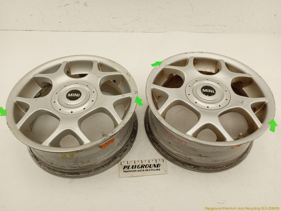 Mini Cooper S Pair Of Alloy Wheels 5 Y Spoke