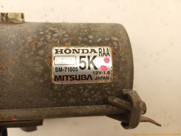 Acura TSX Starter Motor