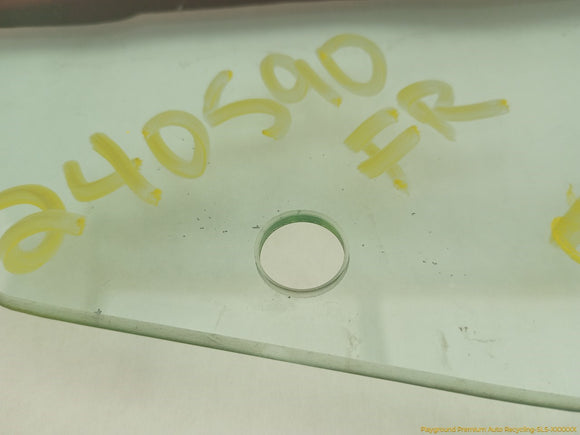 BMW 328i Passenger Right Front Door Window Glass