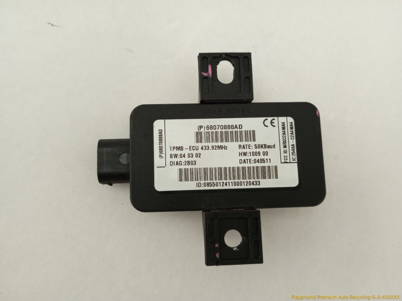 Fiat 500 Tire Pressure Monitoring System Control Module