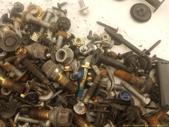 Mini Cooper S Dismantling Hardware Fasteners Bolts & Nuts