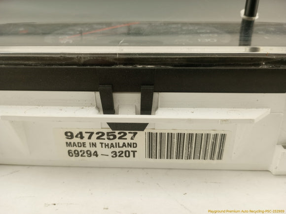 Volvo C70 Instrument Cluster Speedometer