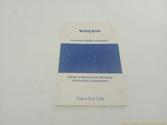 Volvo C70 Owner's Manual