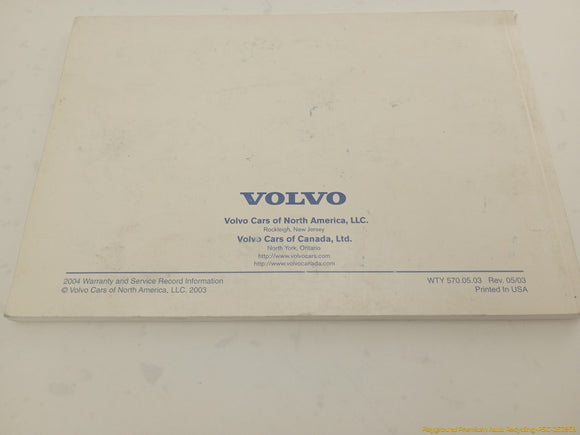 Volvo C70 Owner's Manual