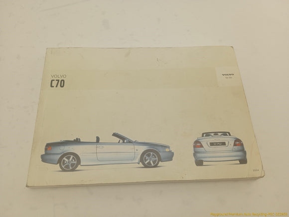 Volvo C70 Owner's Manual
