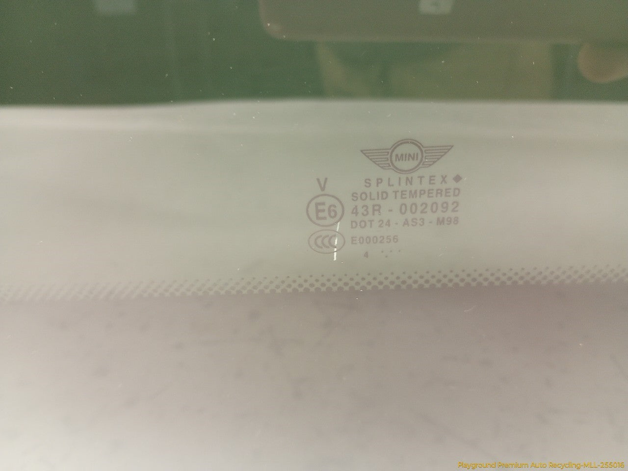 Mini Cooper Rear Sunroof Glass