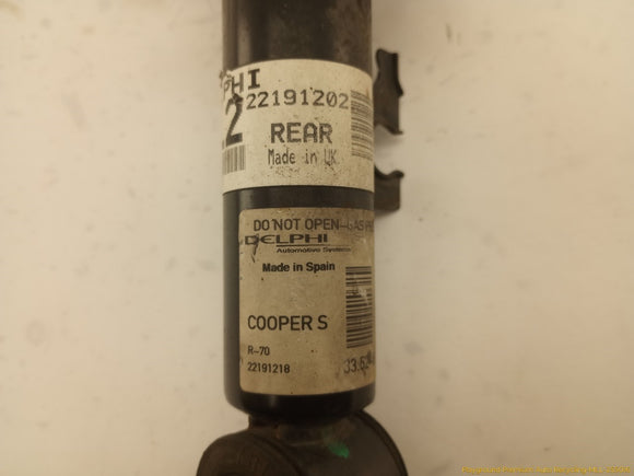 Mini Cooper Pair Of Rear Bumper Shock Absorber