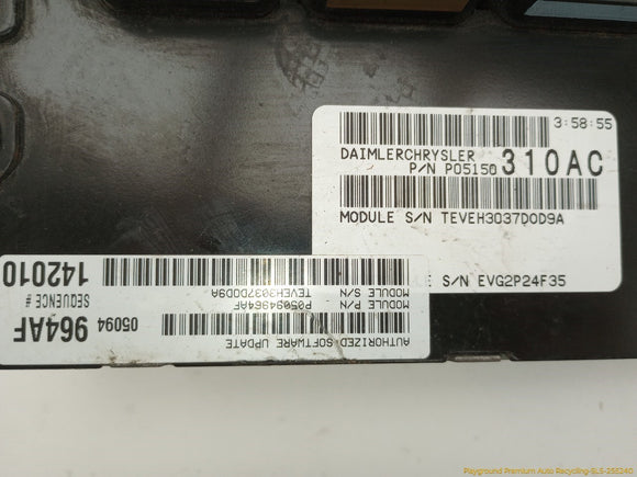 Dodge Charger Engine Control Module