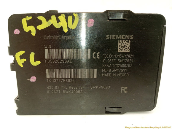 Dodge Charger Ignition Switch With Key Fob