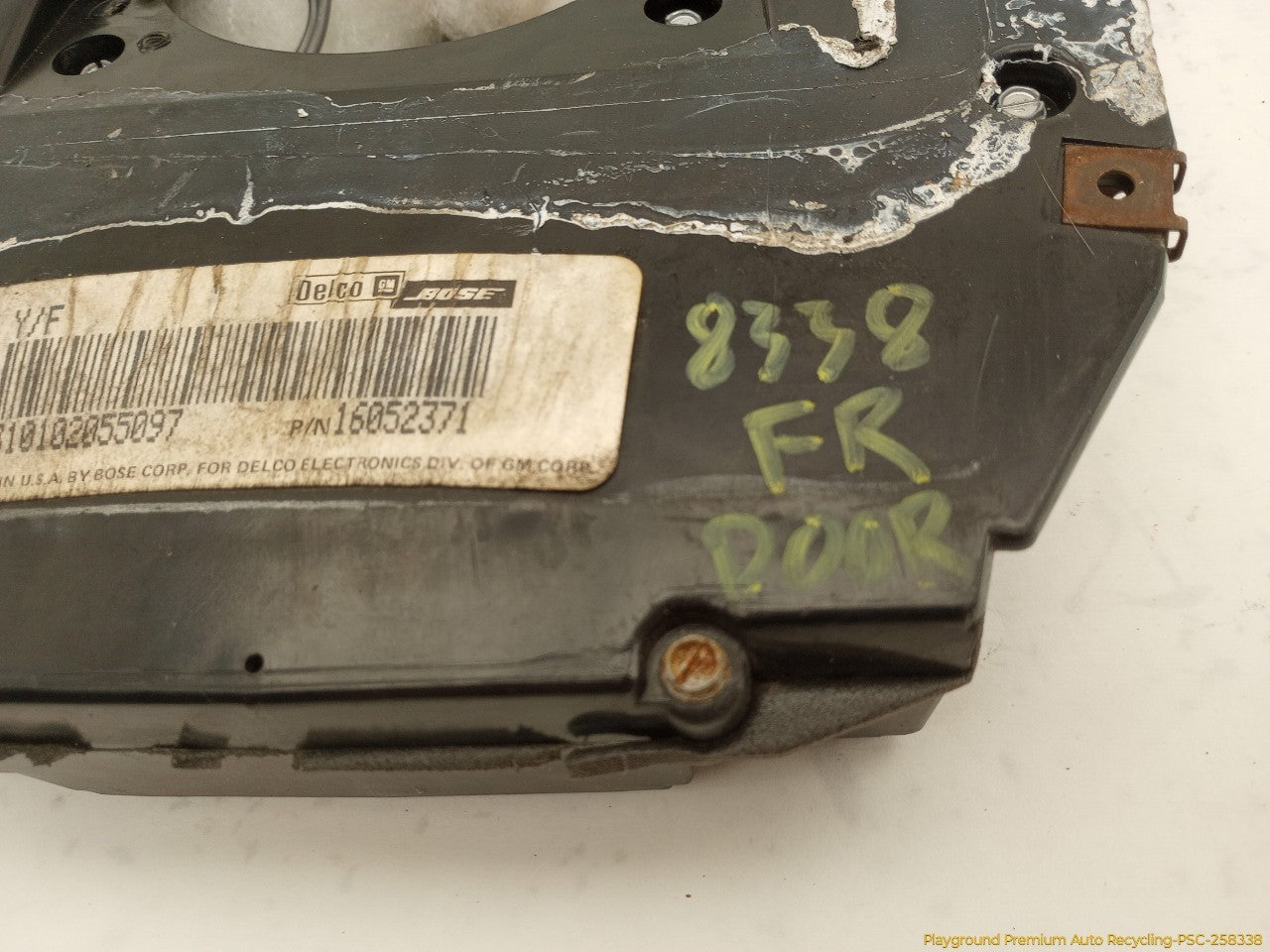 Chevrolet Corvette C4 Passenger Right Front Door Speaker