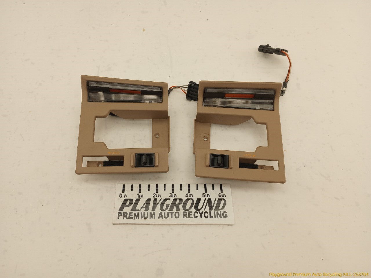 Chevrolet Corvette C4 Pair Of Front Interior Door Handle Bezel Trim