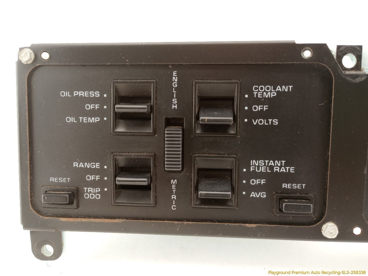 Chevrolet Corvette C4 Information Screen Center Switch - 0
