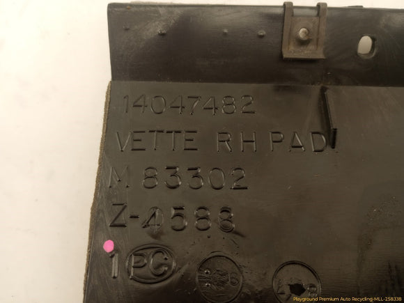 Chevrolet Corvette C4 Passenger Right Dash Knee Bolster Trim