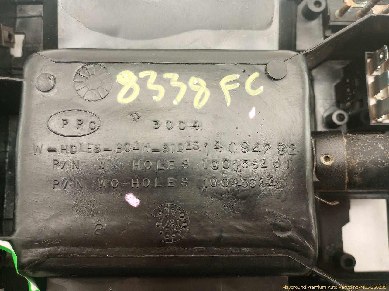 Chevrolet Corvette C4 Center Console Base Frame