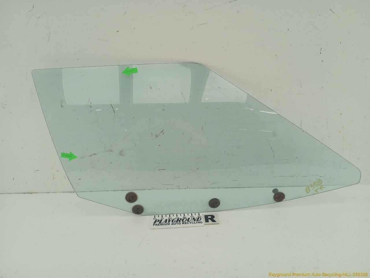 Chevrolet Corvette C4 Passenger Right Front Door Window Glass