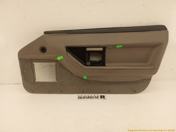 Chevrolet Corvette C4 Passenger Right Front Door Trim
