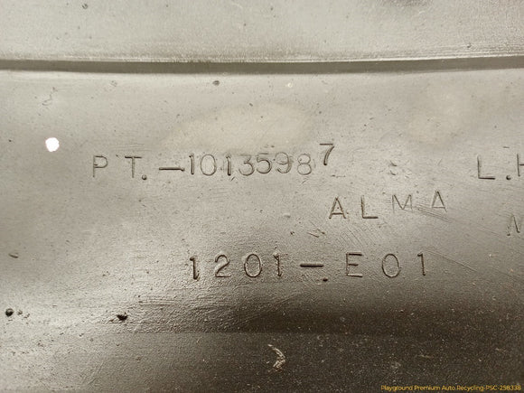 Chevrolet Corvette C4 Driver Left Rear Inner Fender Liner