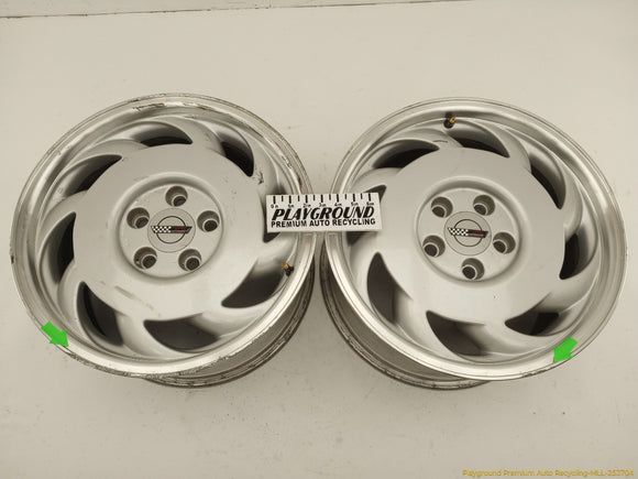 Chevrolet Corvette C4 Pair Of Alloy Wheels 8 Spoke