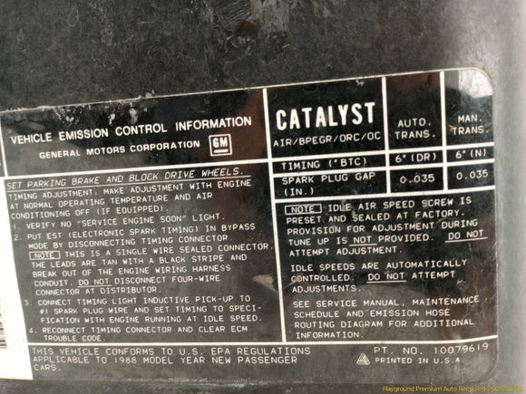 Chevrolet Corvette C4 Upper Radiator Shroud