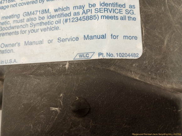 Chevrolet Corvette C4 Upper Radiator Shroud Cover