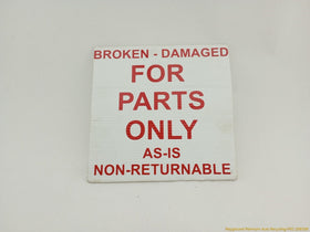 Chevrolet Corvette C4 **AS IS** Passenger Right Head Lamp Motor