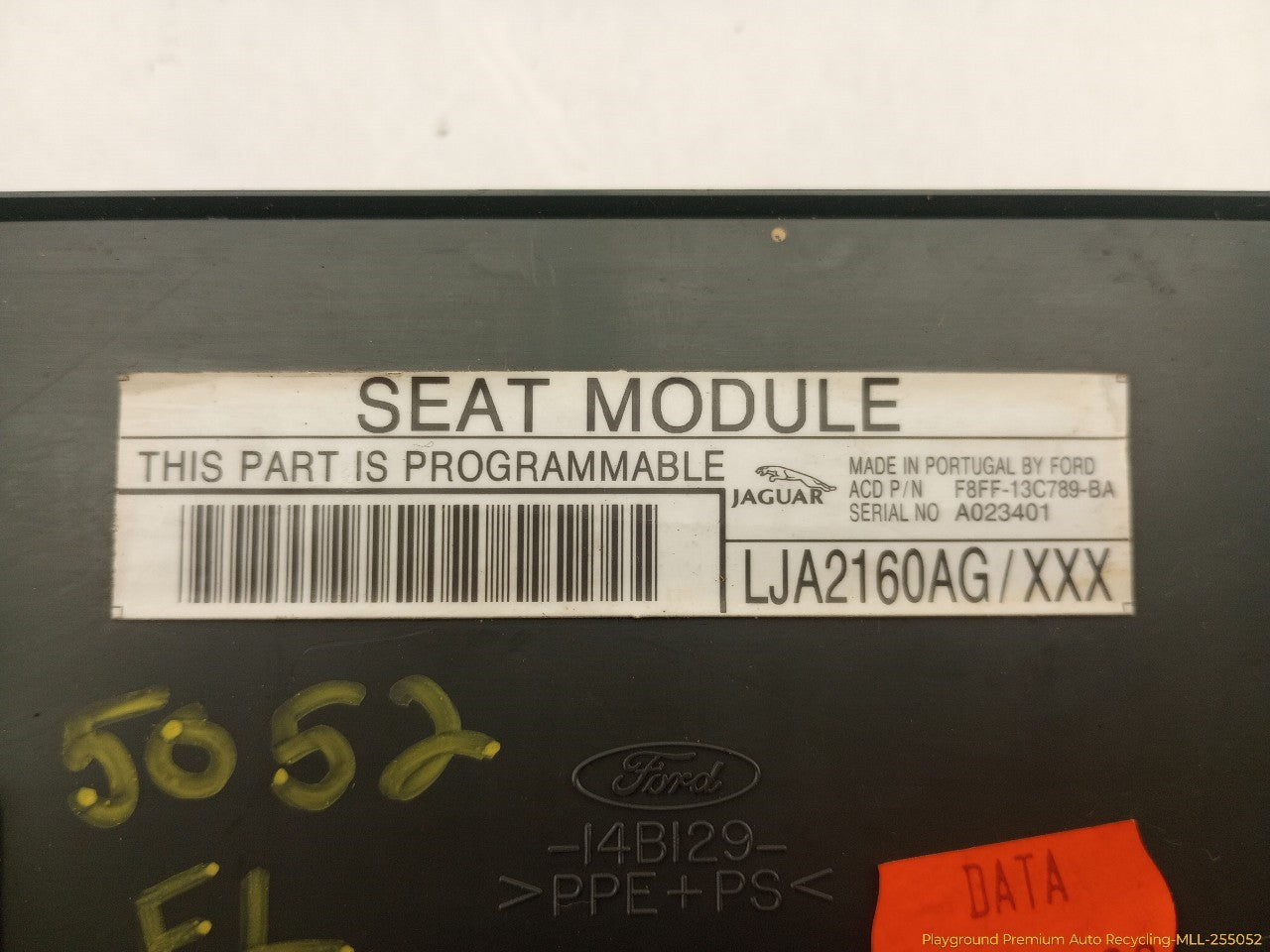 Jaguar XK8 Driver Left Front Seat Module